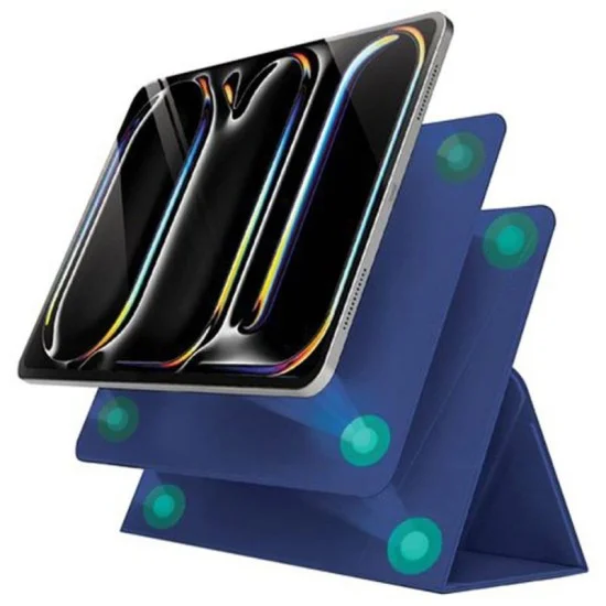 Smartix Premium Magnetic Stand Case for iPad Pro 11-inch  (M4) - Blue